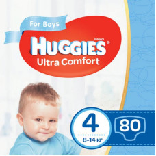 Подгузник Huggies Ultra Comfort 4 (8-14 кг) Giga для мальчиков 80 шт (5029053543673) Подгузник Huggies Ultra Comfort 4 (8-14 кг) Giga для мальчиков 80 шт (5029053543673)