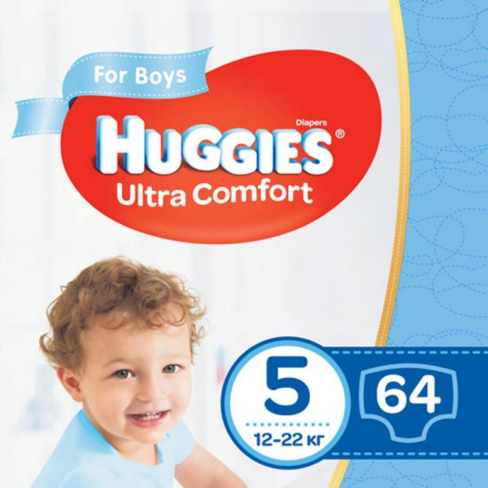 Подгузник Huggies Ultra Comfort Giga 5 для мальчиков (12-22кг) 64 шт (5029053543697) Подгузник Huggies Ultra Comfort Giga 5 для мальчиков (12-22кг) 64 шт (5029053543697)
