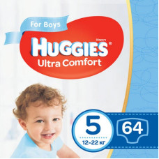 Подгузник Huggies Ultra Comfort Giga 5 для мальчиков (12-22кг) 64 шт (5029053543697) Подгузник Huggies Ultra Comfort Giga 5 для мальчиков (12-22кг) 64 шт (5029053543697)