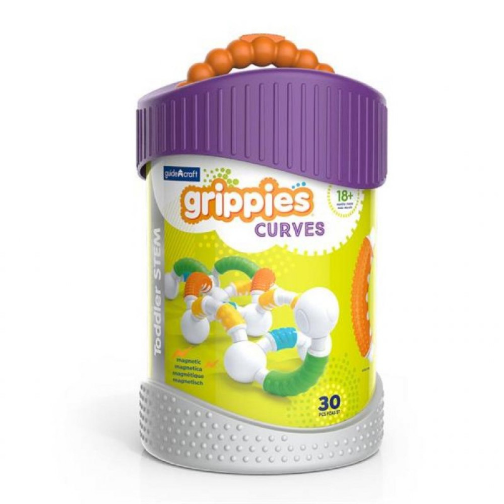 Конструктор Guidecraft Grippies Curves, 30 деталей (G8320)