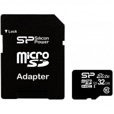Карта памяти Silicon Power 32GB microSD Class 10 UHS-ISDR (SP032GBSTHBU1V10SP)