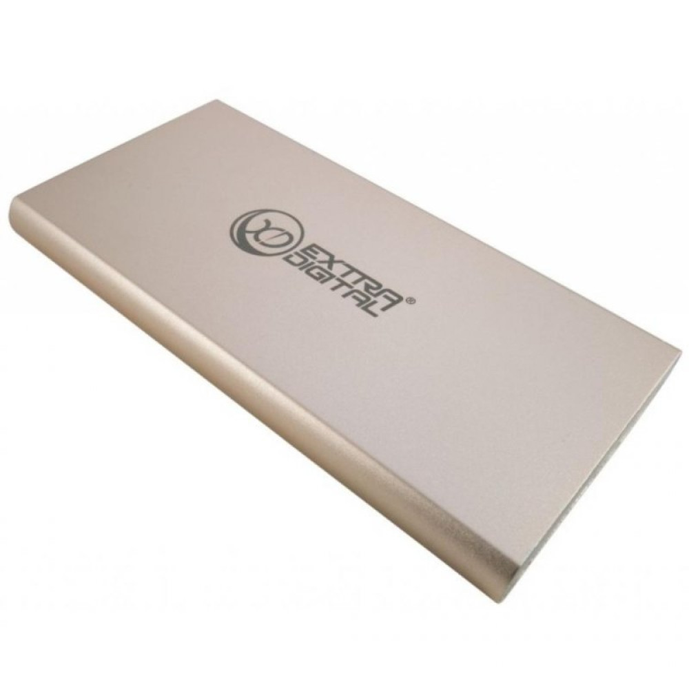 Батарея универсальная EXTRADIGITAL YN-012 (12 000 mAh, input microUSB+Lightinihg) Gold (PBU3421)