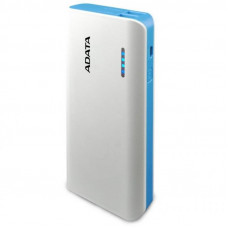 Батарея универсальная ADATA PT100 10000mAh White-Blue (APT100-10000M-5V-CWHBL)