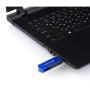 USB флеш накопичувач eXceleram 32GB P2 Series Blue/Black USB 2.0 (EXP2U2BLB32)