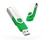 USB флеш накопичувач eXceleram 16GB P1 Series Silver/Green USB 2.0 (EXP1U2SIGR16)