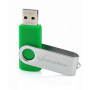 USB флеш накопичувач eXceleram 16GB P1 Series Silver/Green USB 2.0 (EXP1U2SIGR16)