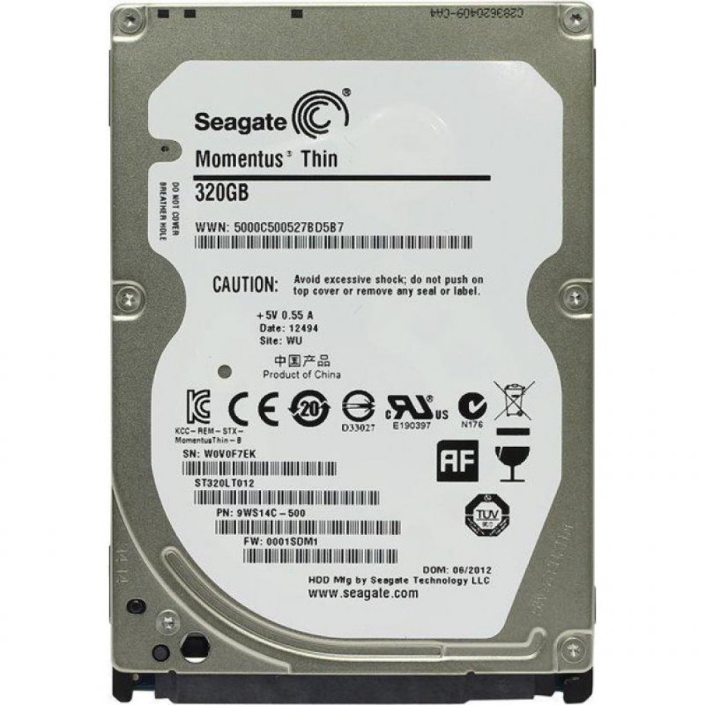 Жесткий диск для ноутбука 2.5" 320GB Seagate (# ST320LT012-FR #)