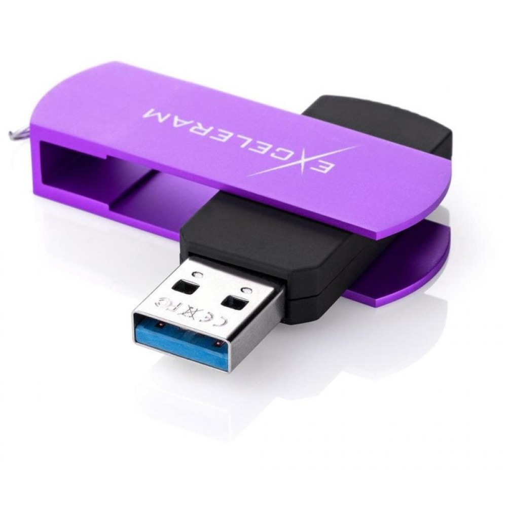 USB флеш накопитель eXceleram 32GB P2 Series Grape/Black USB 3.1 Gen 1 (EXP2U3GPB32)