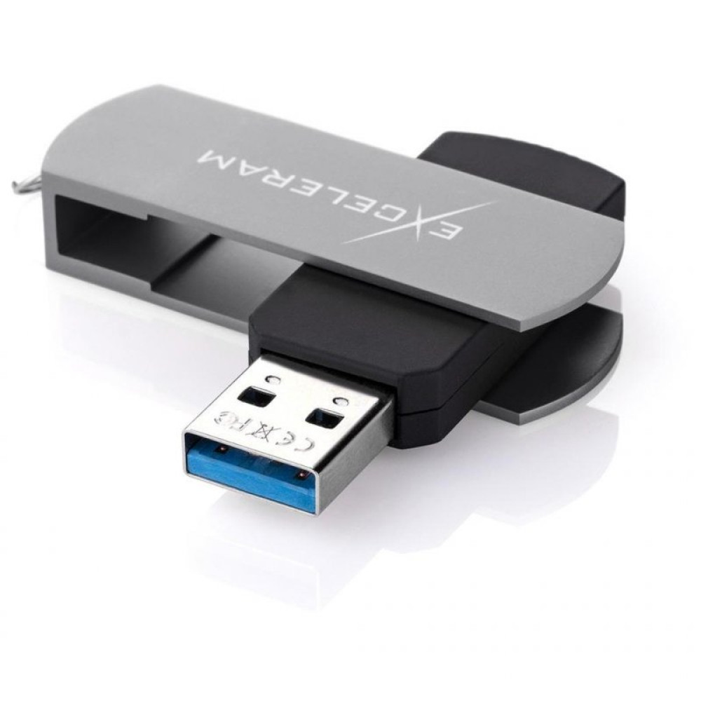 USB флеш накопичувач eXceleram 32GB P2 Series Gray/Black USB 3.1 Gen 1 (EXP2U3GB32)