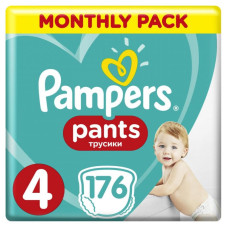 Подгузник Pampers трусики Pants Maxi Размер 4 (9-15 кг), 176 шт (8001090807922) Подгузник Pampers трусики Pants Maxi Размер 4 (9-15 кг), 176 шт (8001090807922)