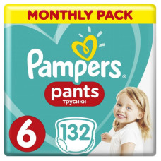 Подгузник Pampers трусики Pants Extra Large Размер 6 (15+ кг) 132 шт (8001090808080) Подгузник Pampers трусики Pants Extra Large Размер 6 (15+ кг) 132 шт (8001090808080)