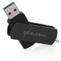 USB флеш накопитель eXceleram 128GB P2 Series Black/Black USB 3.1 Gen 1 (EXP2U3BB128)