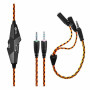 Навушники Gemix X-370 black-orange