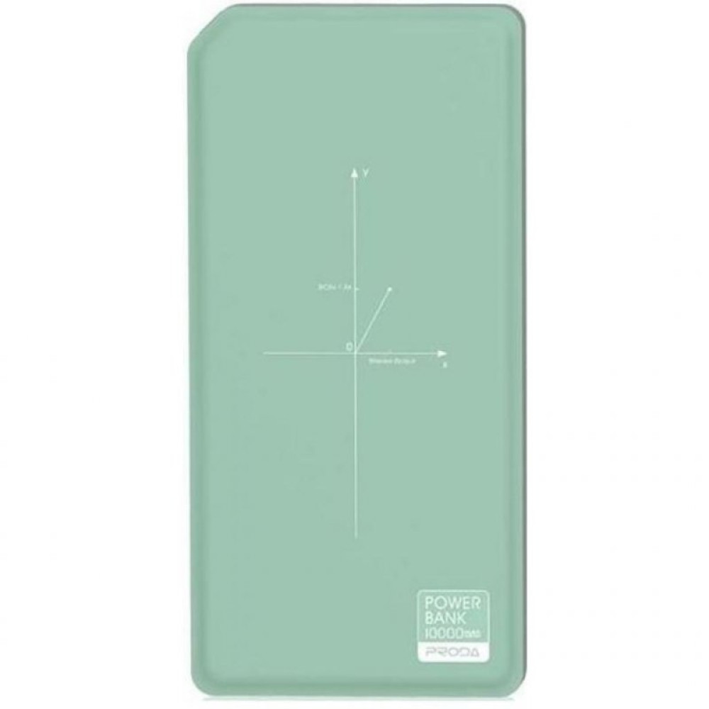 Батарея універсальна Remax Proda Chicon Wireless 10000mAh green+black (PPP-33-GREEN+BLACK)