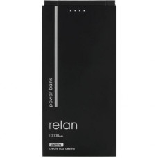 Батарея універсальна Remax Relan 10000mAh 2USB-2A with 2in1 black (RPP-65-BLACK)