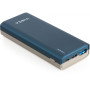 Батарея универсальная Vinga 10000 mAh soft touch blue (BTPB3810QCROBL)