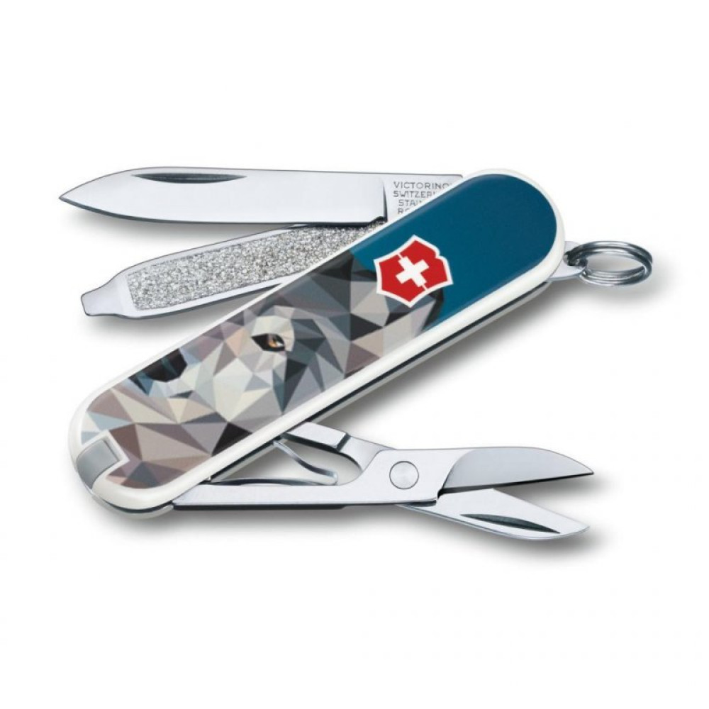 Мультитул Victorinox Сlassic "The Wolf is coming home" (0.6223.L1704)
