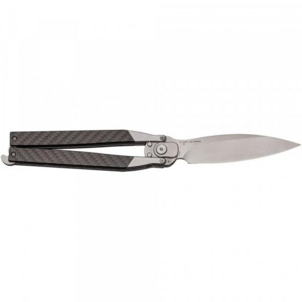 Ніж Artisan Kinetic Balisong, D2, CF (1823PL-CF)