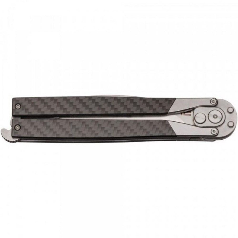 Ніж Artisan Kinetic Balisong, D2, CF (1823PL-CF)