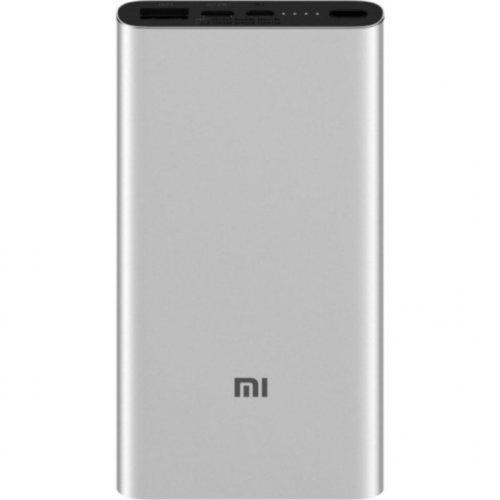 Батарея универсальная Xiaomi Mi Power bank 3 10000mAh QC3.0(Type-C), QC2.0(USB) Silver (PLM12ZM)