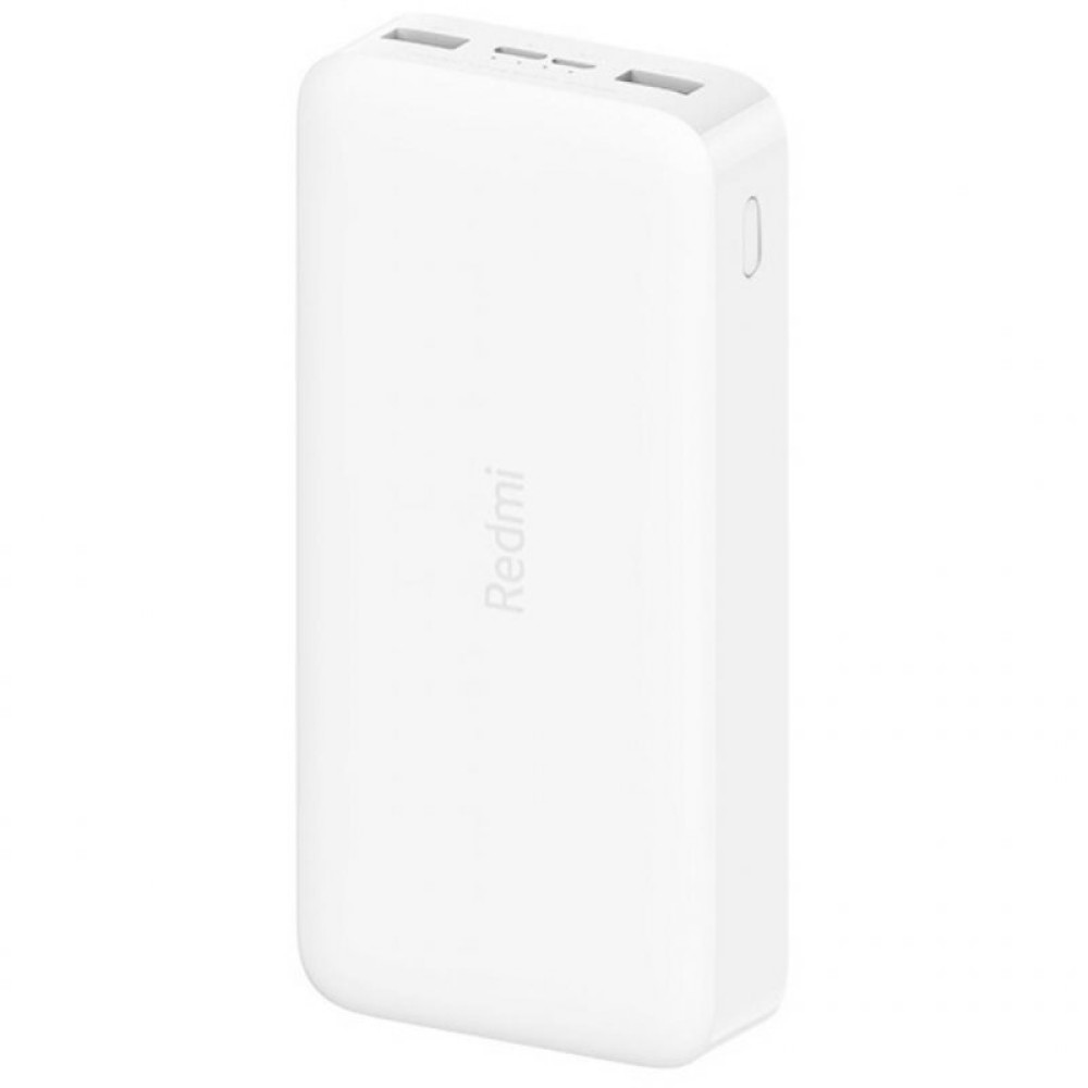 Батарея універсальна Xiaomi Redmi 20000mAh (in 2.1A Micro-USB,Type-C/ out 2*2.4A) White (VXN4265CN / VXN4285)