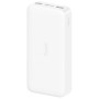 Батарея універсальна Xiaomi Redmi 20000mAh (in 2.1A Micro-USB,Type-C/ out 2*2.4A) White (VXN4265CN / VXN4285)