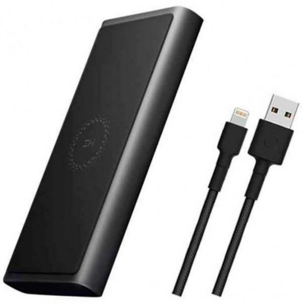 Батарея універсальна ZMI Wireless Charging Powerbank 10000mAh Black (WPB100)