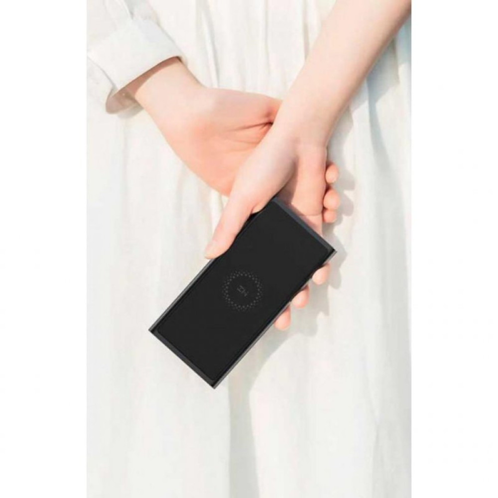 Батарея універсальна ZMI Wireless Charging Powerbank 10000mAh Black (WPB100)