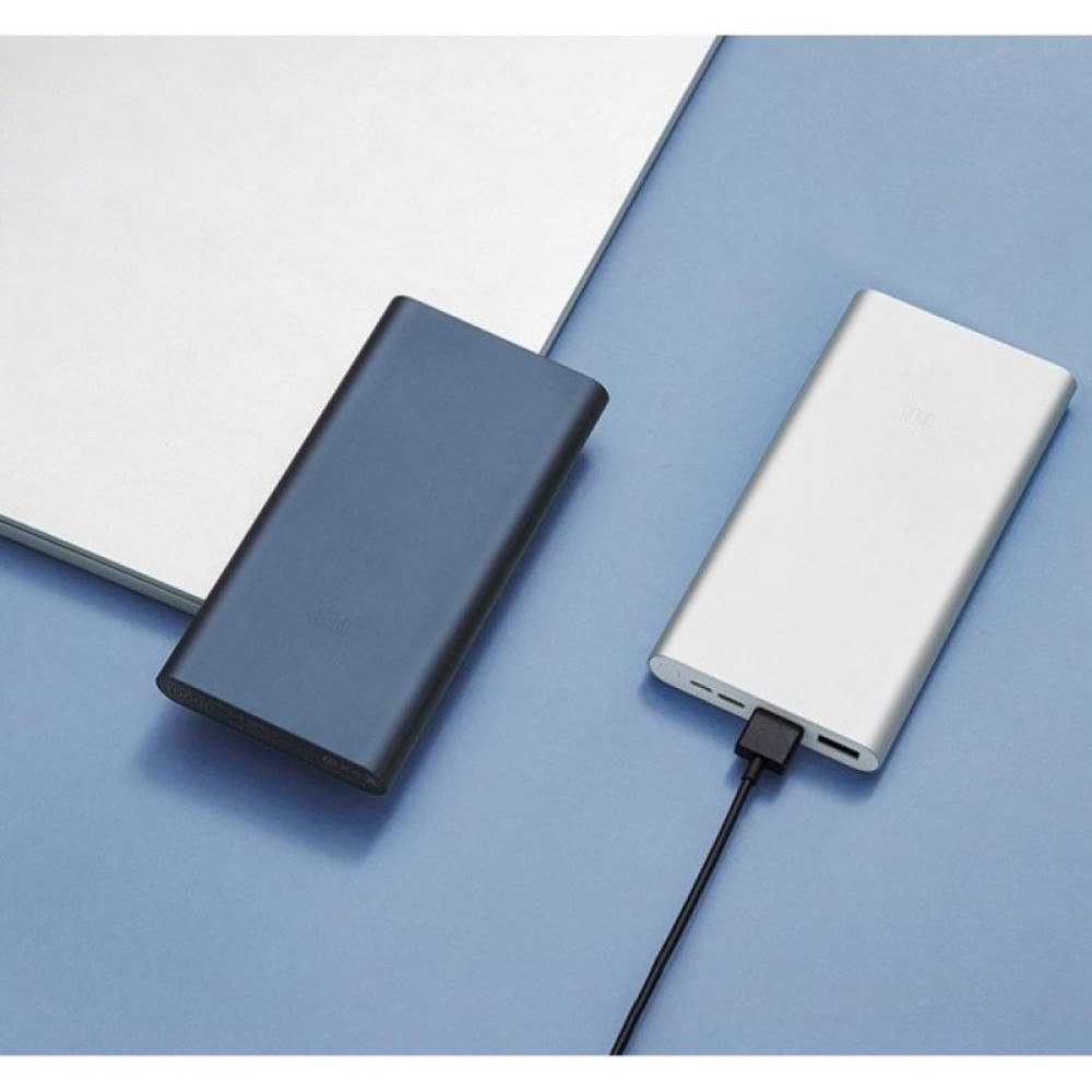 Батарея универсальная Xiaomi Mi 3 NEW 10000mAh Fast Charge Black (575607)