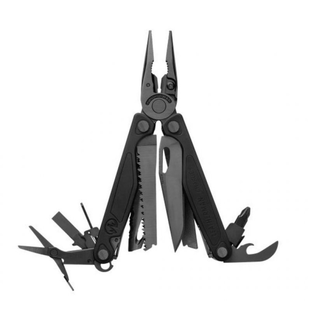 Мультитул LEATHERMAN Charge Plus Black, синтетич. чехол, карт. кор., метрич. биты (832601)