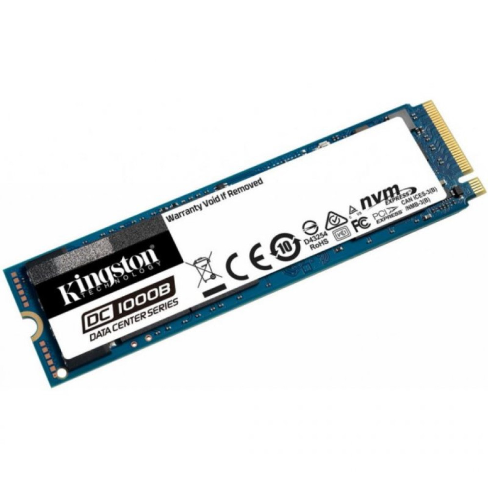 Накопичувач SSD для сервера 480GB M.2 2280 NVMe PCIe3x4 DC1000B Enterprise SSD Kingston (SEDC1000BM8/480G) Накопичувач SSD для сервера 480GB M.2 2280 NVMe PCIe3x4 DC1000B Enterprise SSD Kingston (SEDC1000BM8/480G)