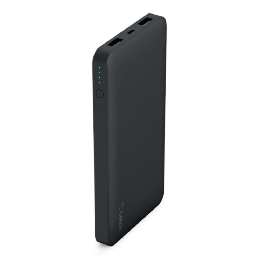 Батарея универсальная Belkin 10000mAh, Pocket Power 5V 2.4A, black (F7U039BTBLK)
