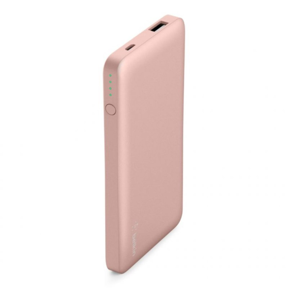 Батарея универсальная Belkin 5000mAh, Pocket Power 5V 2.4A, rose gold (F7U019BTC00)