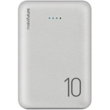 Батарея универсальная MakeFuture 10000 mAh Li-Pol 2*USB White (MPB-101WH)