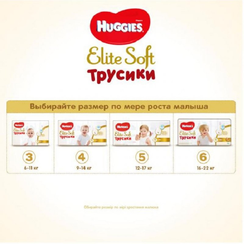 Підгузник Huggies Elite Soft Pants M розмір 3 (6-11 кг) Box 108 шт (5029053547091) Підгузник Huggies Elite Soft Pants M розмір 3 (6-11 кг) Box 108 шт (5029053547091)