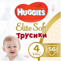 Підгузник Huggies Elite Soft Pants L розмір 4 (9-14 кг) Giga 56 шт (5029053548340)
