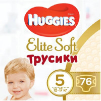 Подгузник Huggies Elite Soft Pants XL размер 5 (12-17 кг) Box 76 шт (5029053547114)