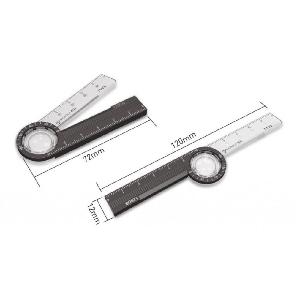 USB флеш накопичувач Team 64GB T193 Nickel Black USB 3.2 (TT19364GF01)