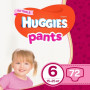 Подгузник Huggies Pants 6 для девочек (15-25 кг) 72 шт (5029054216460)