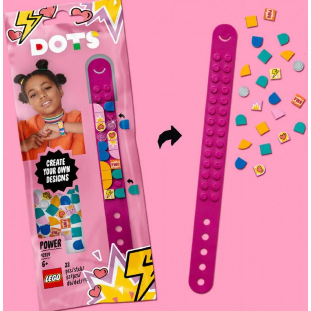 Конструктор LEGO DOTs Молния 33 детали (41919)
