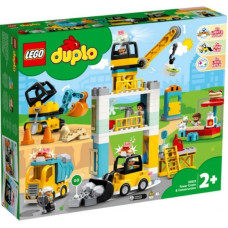 Конструктор LEGO Duplo Town Подъемный кран и строительство 123 детали (10933) Конструктор LEGO Duplo Town Подъемный кран и строительство 123 детали (10933)