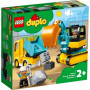 Конструктор LEGO LEGO Duplo Town Грузовик и гусеничный экскаватор 20 деталей (10931) Конструктор LEGO LEGO Duplo Town Грузовик и гусеничный экскаватор 20 деталей (10931)