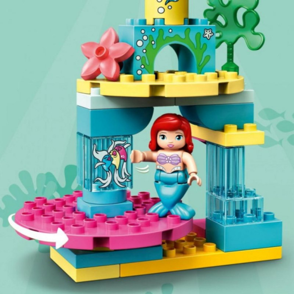 Конструктор LEGO Duplo Disney Подводный замок Ариэль 35 деталей (10922)