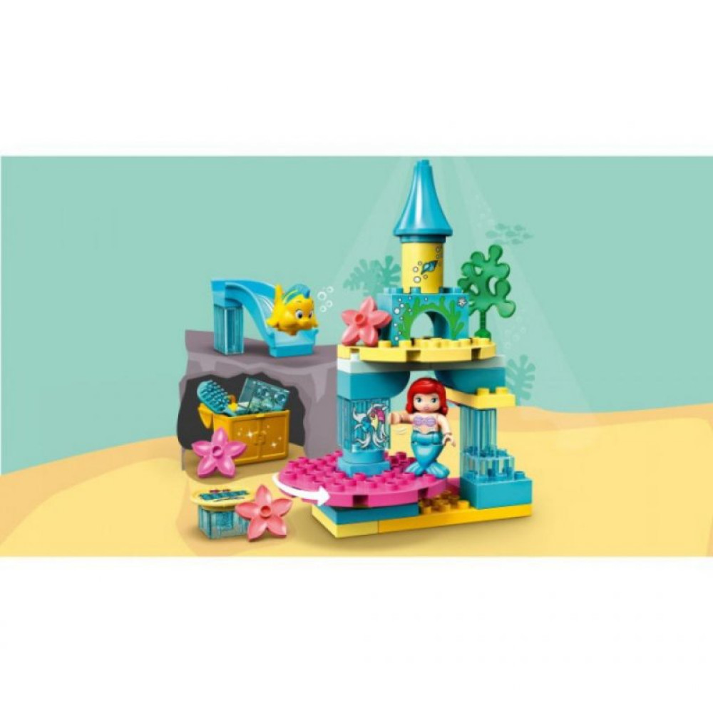 Конструктор LEGO Duplo Disney Подводный замок Ариэль 35 деталей (10922)
