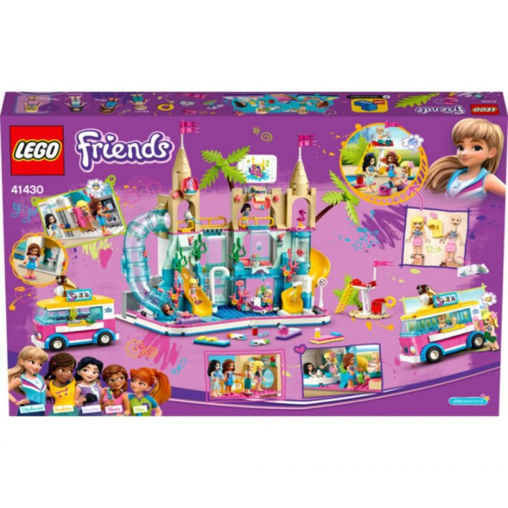 Конструктор LEGO Friends Летний аквапарк 1001 деталь (41430)