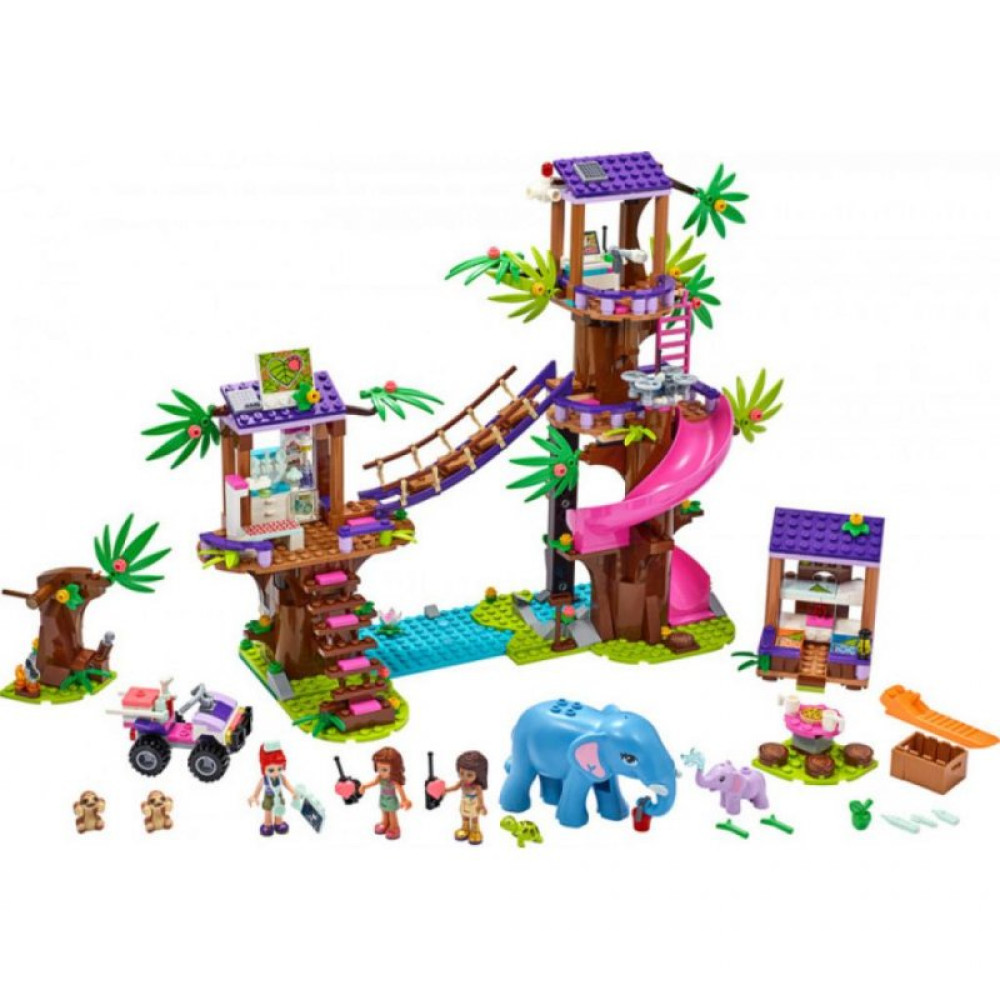 Конструктор LEGO Friends Джунгли: штаб спасателей 648 деталей (41424)