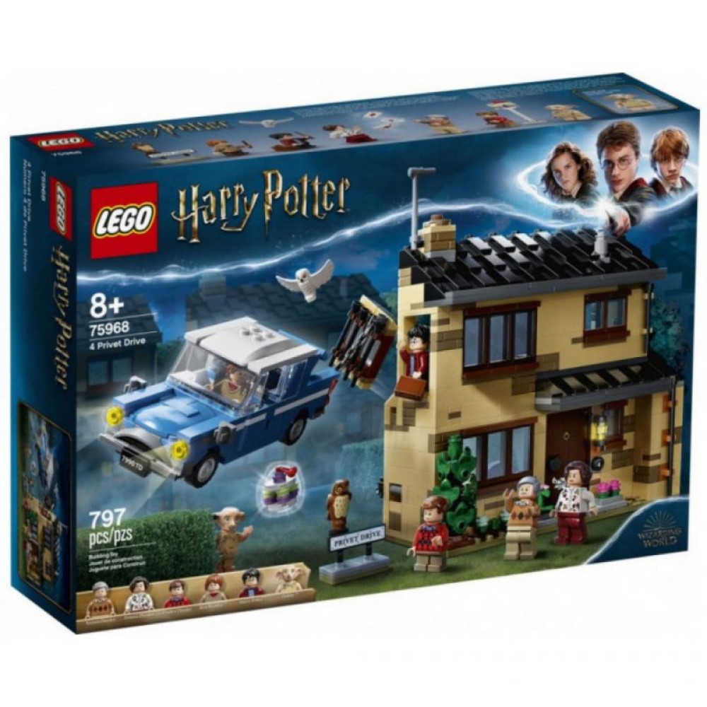 Конструктор LEGO Harry Potter Тисовая улица, дом 4, 797 деталей (75968)