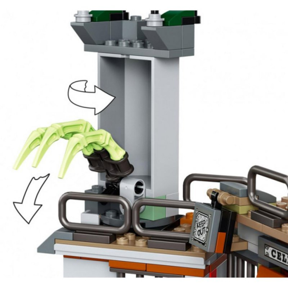 Конструктор LEGO Hidden Side BB 2019 Заброшенная тюрьма Ньюберри 400 деталей (70435)