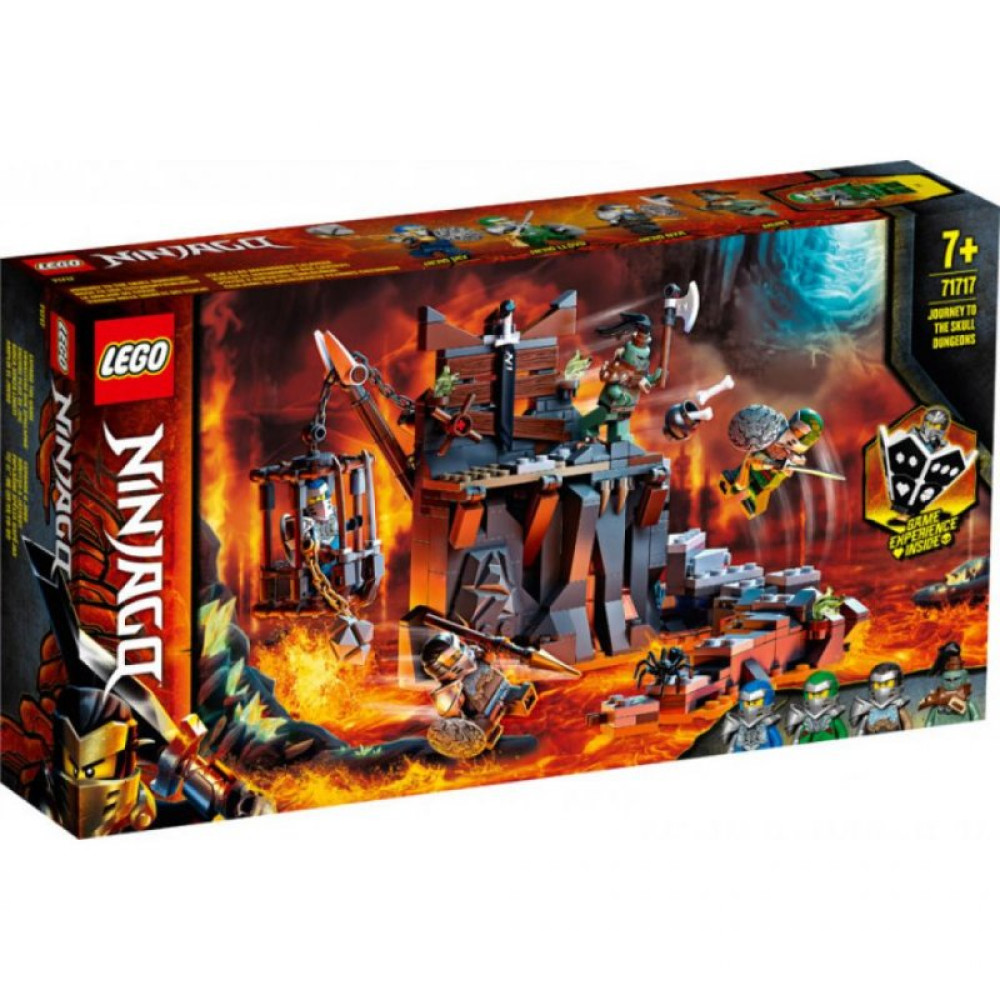 Конструктор LEGO NinjaGo Подорож у підземелля черепа (71717)