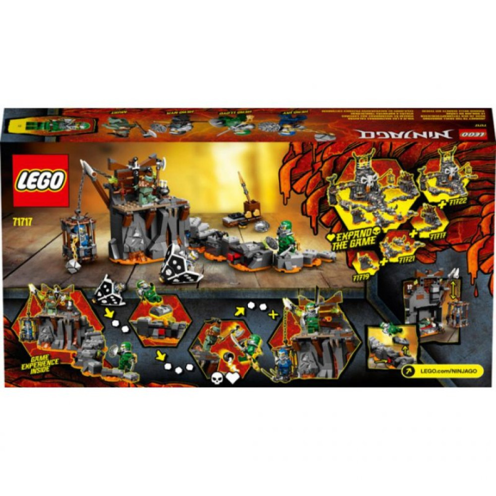 Конструктор LEGO NinjaGo Подорож у підземелля черепа (71717)